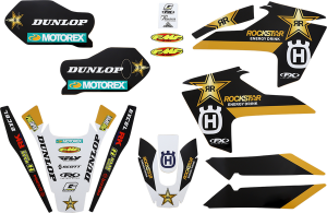 Graphic Kit Black, White, 1, nordicamoto.ro
