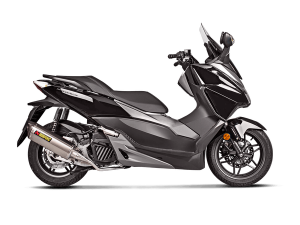 Racing Line Full Exhaust System Scooter Silver, Black