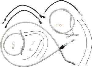 Sterling Chromite Ii® Designer Handlebar Installation Kit Silver, 2, nordicamoto.ro