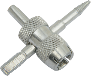 4-in-1 Valve Stem Repair Tool Silver