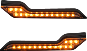 Indicator Light Amber Led Black, 2, nordicamoto.ro