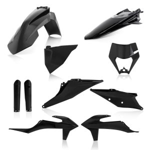 Kit Plastice Acerbis KTM EXC/EXC-F 20 Negru - Complet