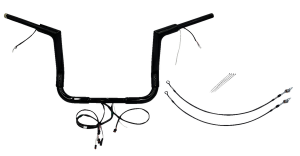 Plug & Play Ez Install 1-1/2(r) Flat Top Handlebar Kit Black