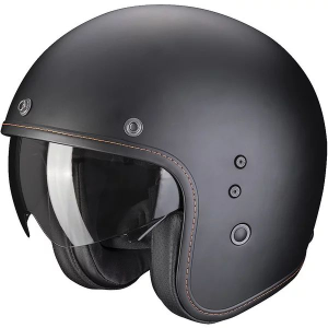 Casca open face SCORPION BELFAST EVO SOLID S NEGRU MAT, 2, nordicamoto.ro
