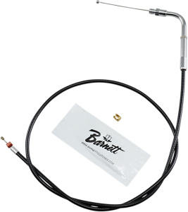 Black Vinyl Throttle/idle Cable Black