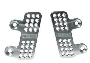 Footpeg Adapter Plate Silver