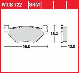 Srm Series Sindered Scooter Brake Pads