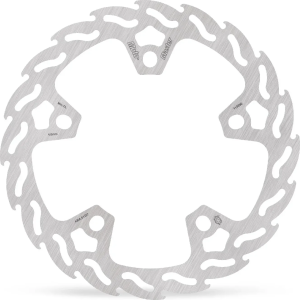 Flame Fixed Brake Rotor Silver 