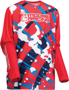 Tricou copii Moose Racing Agroid™ Red/Blue