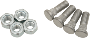 MOOSE RACING Wheel Stud-nut Kit Silver 