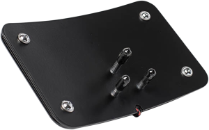 3-hole Mounted Led Lighted License Plate Frame Black
