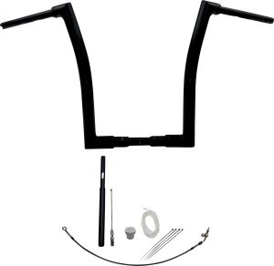 1-1/2(r) Ez Install Flat Top Handlebar Kit Black, 2, nordicamoto.ro