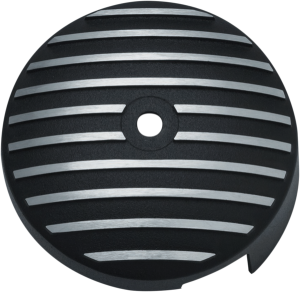 Finned Starter Covers Aluminum, Black