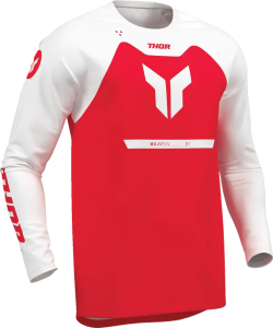 Ridemode Menace Jersey White, Red 