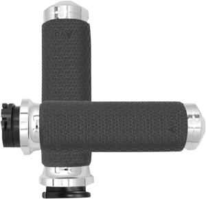 Vibration Dampening Memory Foam Grips Silver