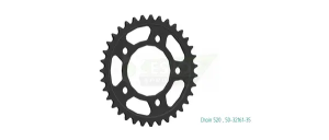 Pinion standard spate 520, negru 