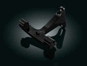 Adjustable Passenger Pegs And Mount Black, Chrome