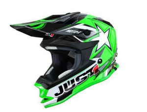 Casca JUST1  J32 PRO Moto X Green