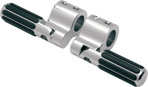 Clamp-on Footpeg Black