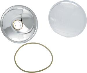 Custom 6-1/2(r) Headlight Assembly Chrome