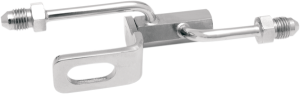 Rear Brake Tee Chrome, 1, nordicamoto.ro