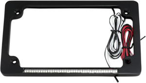 Dual Led License Plate Frame Red, White