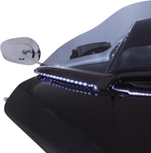 Horizon Led Lighted Windshield Trim Black, 4, nordicamoto.ro