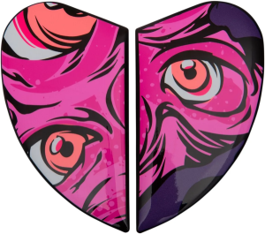 Placi laterale casca Icon Airform™ Black/Pink/White