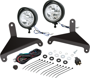 Focus 3-1/2(r) Driving Light Kit Black, Satin, 1, nordicamoto.ro