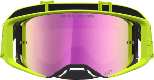 Ochelari Alpinestars Supertech Vesta Galben Fluo/Negru/Lentila Colorata, 4, nordicamoto.ro