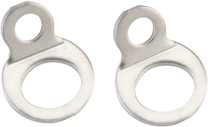 MOOSE RACING Strap Rings Silver 