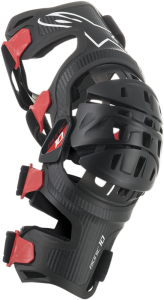 Orteza Alpinestar Bionic-10 Carbon Black Red Left