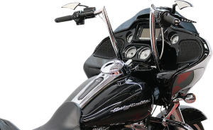 Pre-wired Monkey Bar Handlebar Silver, 2, nordicamoto.ro