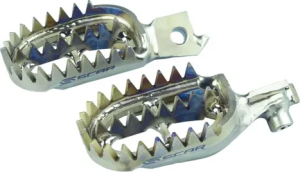 Titanium Footpegs Raw