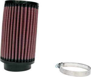 Universal Clamp-on Air Filter Black, Red, 1, nordicamoto.ro