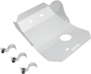 MOOSE RACING Placă de protecție din aluminiu, argintie 
