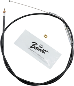 Black Vinyl Throttle/idle Cable Black +152 mm (6''), 1, nordicamoto.ro