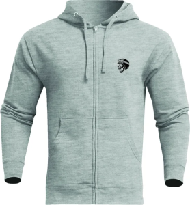 Mindless Zip Fleece Sweatshirt Gray