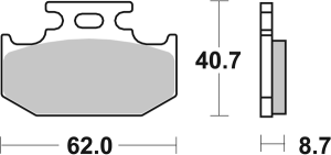 Si Offroad Sintered Brake Pads