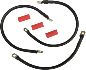 Battery Cable Set Black, 1, nordicamoto.ro