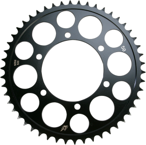 Lightweight Steel Sprocket Black, Zinc, 1, nordicamoto.ro
