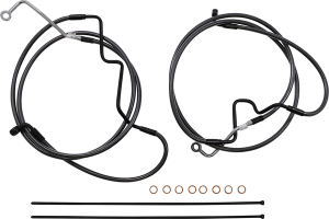 Black Pearl Designer Handlebar Installation Kit Black, 5, nordicamoto.ro