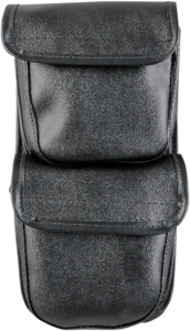 Dual Pocket Tank Pouch Black