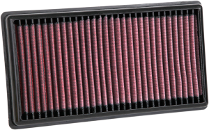 High-flow Air Filter Black, Red, 1, nordicamoto.ro