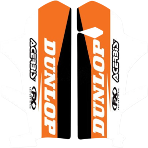 Lower Fork Guard Graphics Black, Orange, White