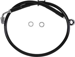 Stainless Steel Brake Line Kit Black, Vinyl Coated