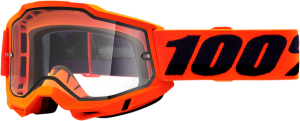 Ochelari 100% Accuri Neon Orange Dual Pane Clear
