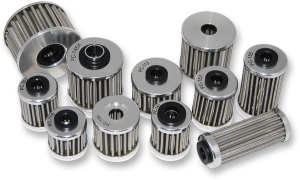 Flo® Stainless Steel  Oil Filter Chrome, 3, nordicamoto.ro