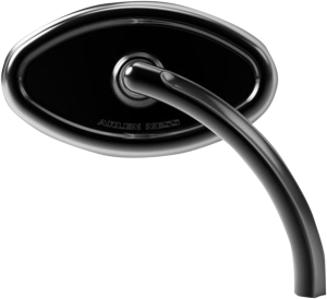 Cats Eye Forged Billet Mirror Anodized Black, 1, nordicamoto.ro