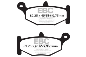 Vee Semi-sintered Brake Pads, 1, nordicamoto.ro